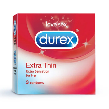 Durex Condoms Extra Thin Extra Sensation